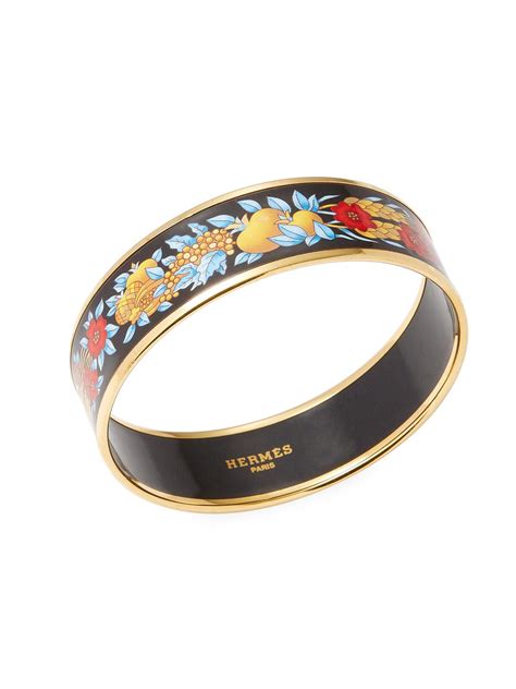 hermes enamel bangle|vintage Hermes bangle.